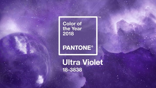 цвет 2018 года по версии Института цвета Pantone – это ультра-фиолетовый 18-3838 TPG